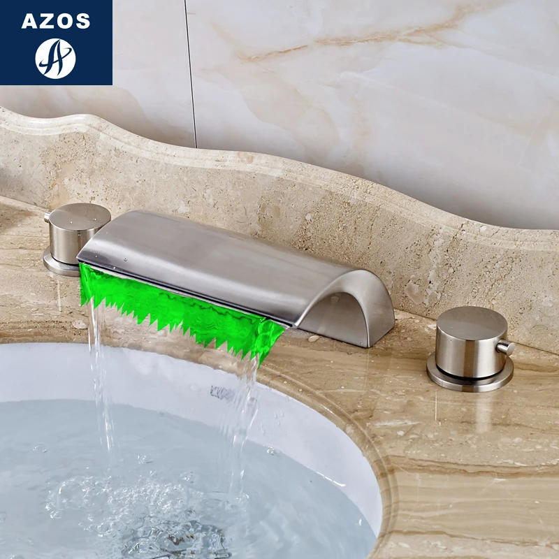 Смесители для раковины ванной комнаты устанавливаемый на раковину водопад