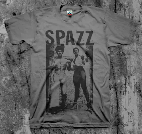 Разноцветная футболка SPAZZ 'Afro' MITB Infest Hirax Slap A Ham Spazz цветная Новая летняя мужская