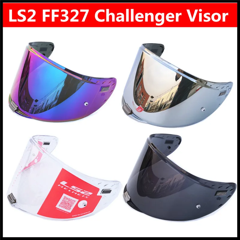 LS2 FF327 Challenger Helmet Visor Anti-fog Pinlock Pin Ready Motorcycle Helmet Replacement Face Shield LS2 FF327 Helmet Visor