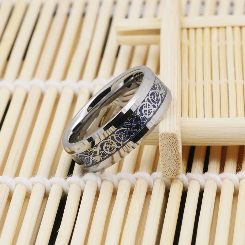 8 мм оригинальный цвет вольфрамовое кольцо для мужчин и женщин обручальное с