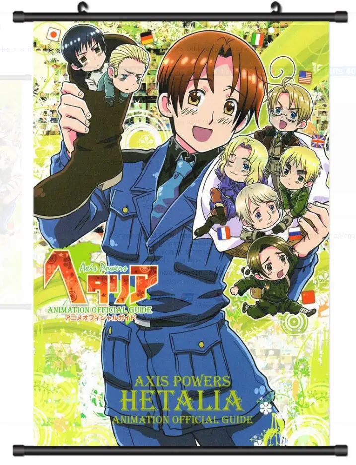 Хеталия Декор аниме плакат прокрутка стены Косплей Cos подарки украшение дома