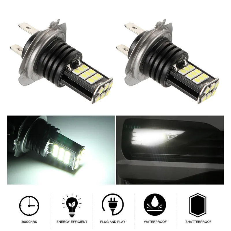 Автомобильные фары WUPP s 6000K 24 Вт 2 шт. H7 3030 SMD новые светодиодные лампы