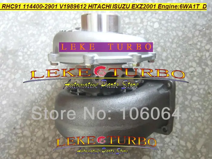 RHC91 114400 2901 V1989612 1144002901 Турбокомпрессор для HITACHI EXZ2001 ISUZU 6WA1T 6WA1 T LEKE|turbocharger|hitachiturbocharger