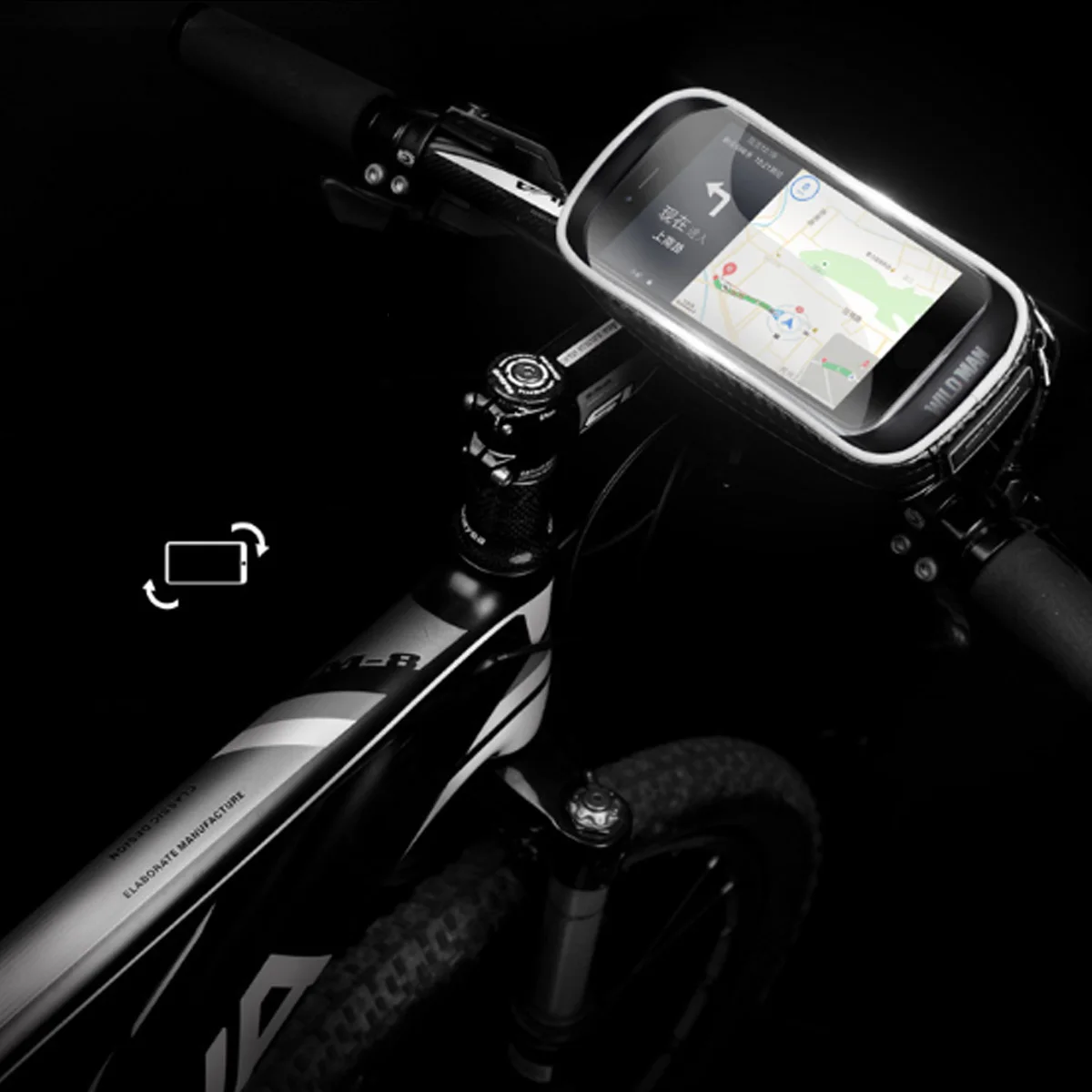 Водонепроницаемый Вращающийся дорожный Mtb велосипедный держатель для телефона, крепление на руль велосипеда, держатель для смартфона, gps подставка, поддержка скутера