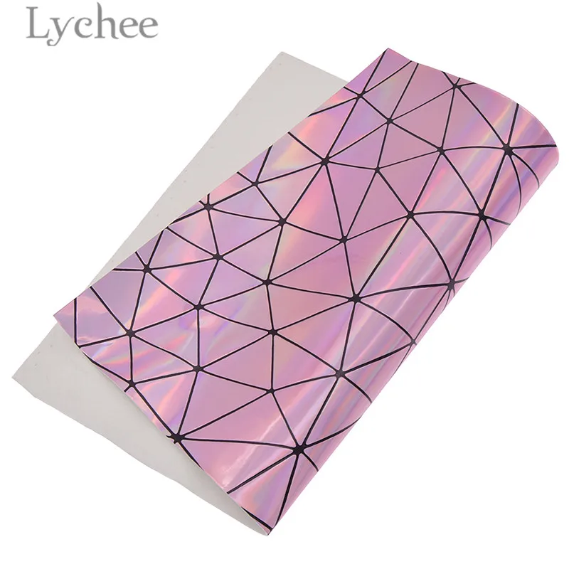 4 Lychee Life A4 лазерная Переливающаяся гладкая ткань из искусственной кожи высокого качества Синтетическая Кожа DIY материал для сумок - Цвет: 4