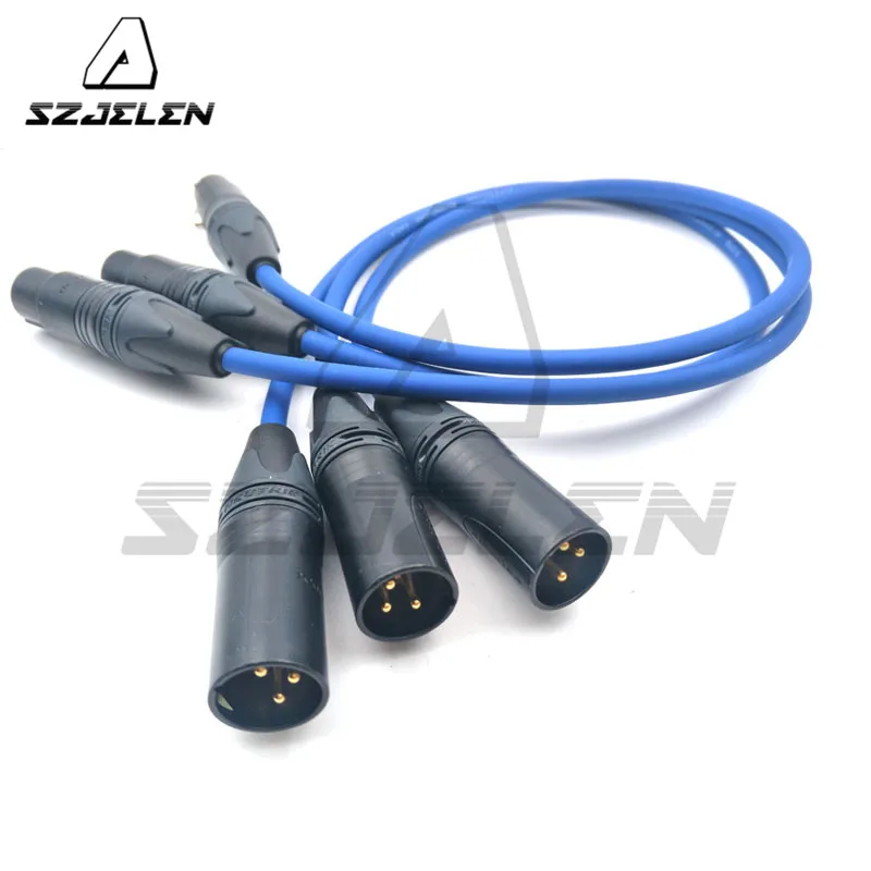 3 контактный XLR кабель для NEUTRIK штекер гнездо M/F аудиокабель микрофонного микшера