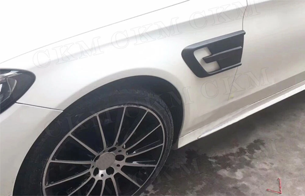 Бампер передний из углеродного волокна C класса обшивка крыла для Mercedes W205 C200 C300 не