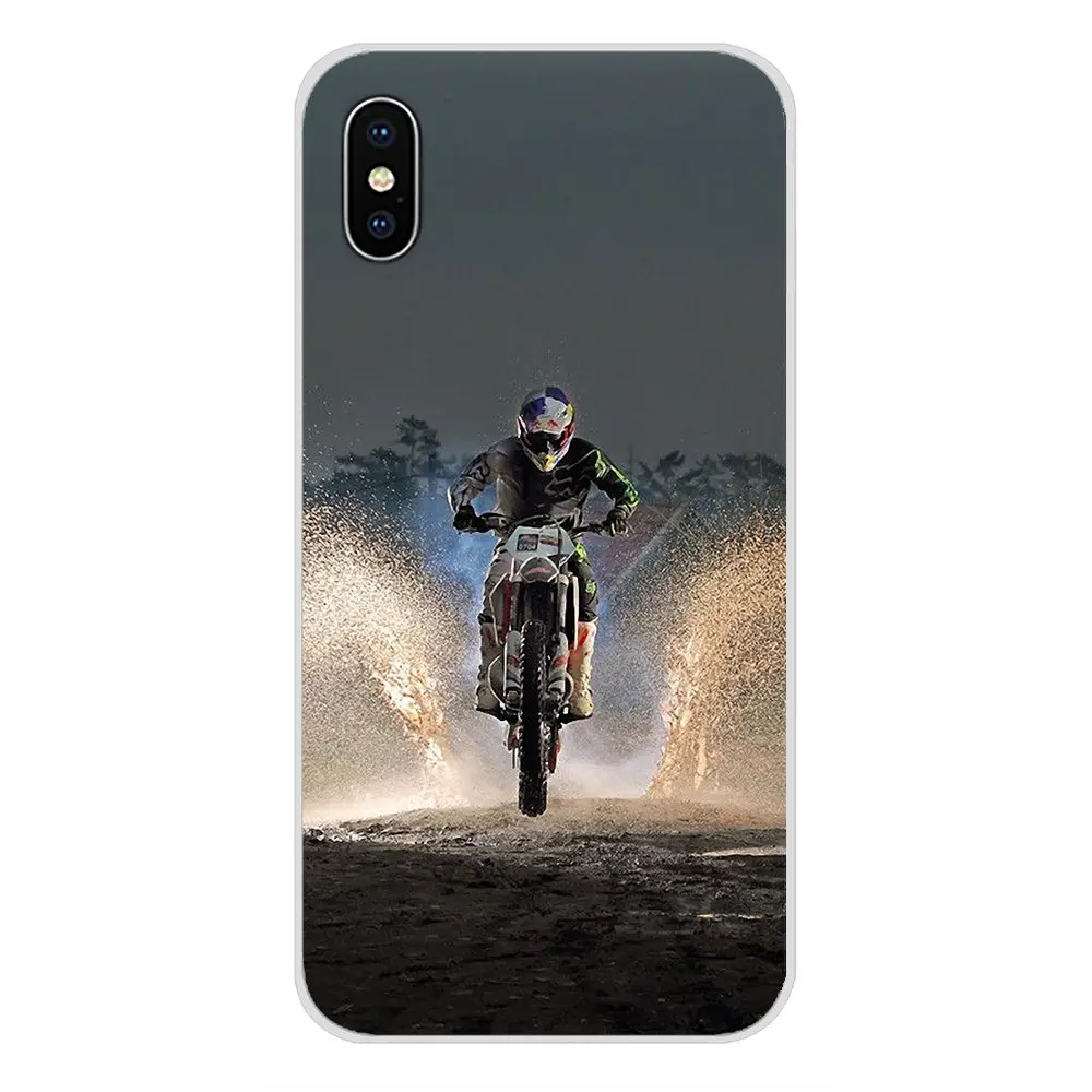Грязевые велосипеды мотоцикл гонки Moto Cross чехол для телефона Apple iPhone X XR XS MAX 4 4S 5 5S 5C