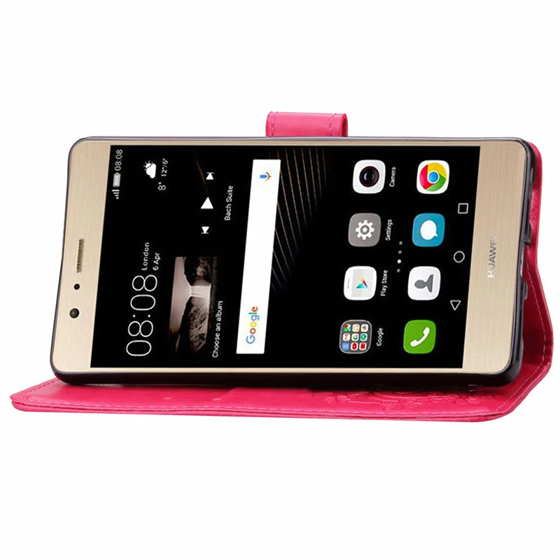 Чехол для Huawei P9 Lite чехол 2016 кошелек из искусственной кожи телефона P9Lite дюйма