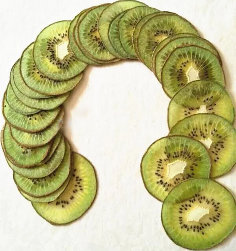 10 шт. высушенные отжимаемые ломтики фруктов Exopy Kiwi гербарий из растений для