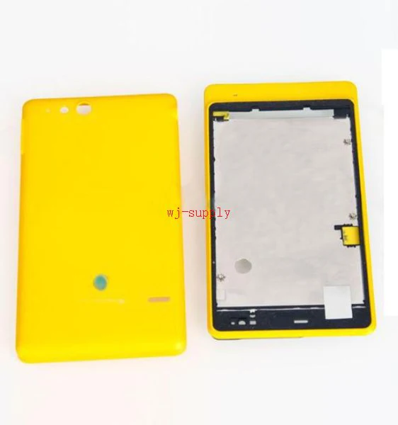 Для Sony Xperia Go ST27i ST27 Корпус Передняя панель ЖК рамка + крышка батареи чехол