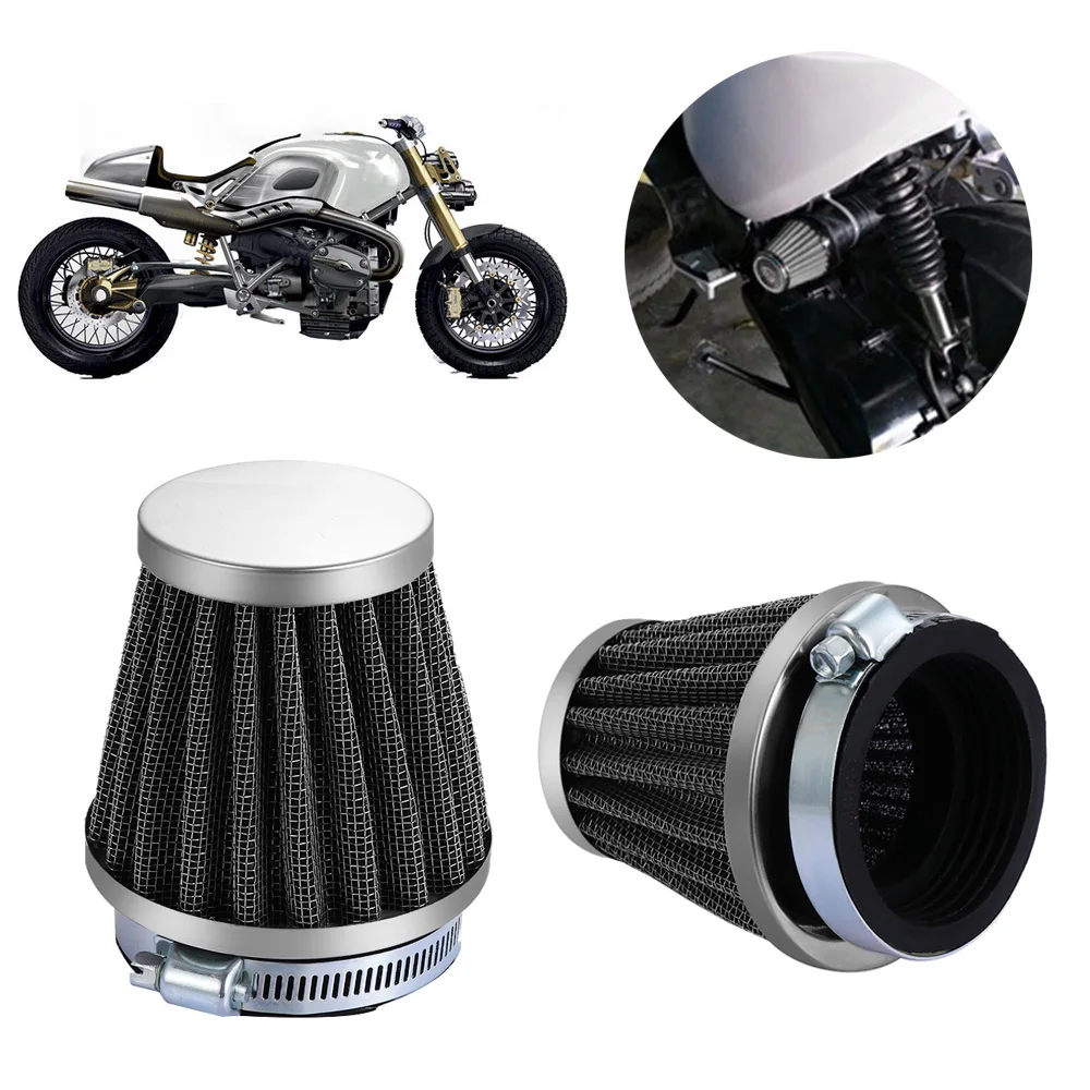 Аксессуары для очистки воздуха мотоцикла 54 мм 38 42 52 39 35 Фильтры головки 48 фильтр в
