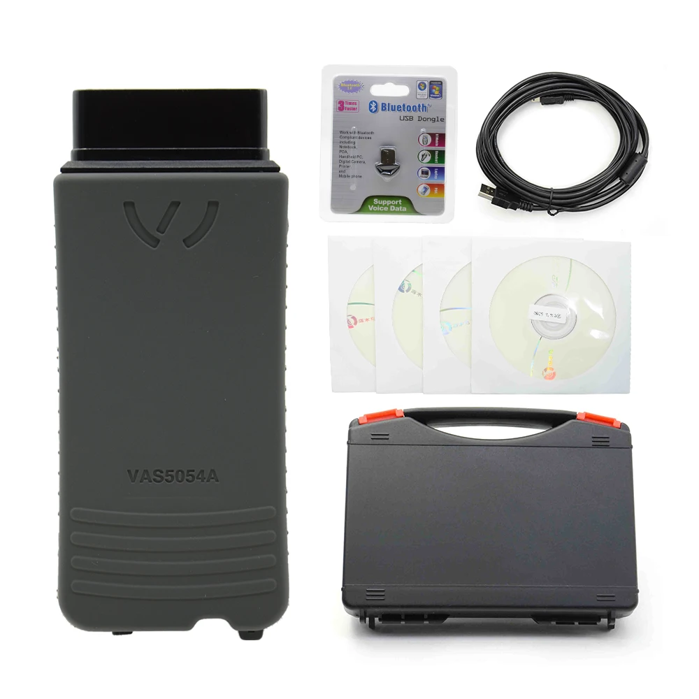 Новейший VAS5054 ODIS V4.3.3 keygen полный чип OKI Авто OBD2 диагностический инструмент VAS5054A Bluetooth считыватель кода сканер