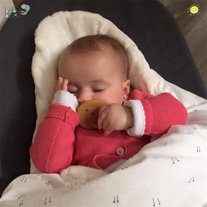 Хлопковый флисовый Зимний толстый термальный младенческий новорожденный яйцо пеленать детский спальный мешок детская коляска крышка детский конверт спальный мешок