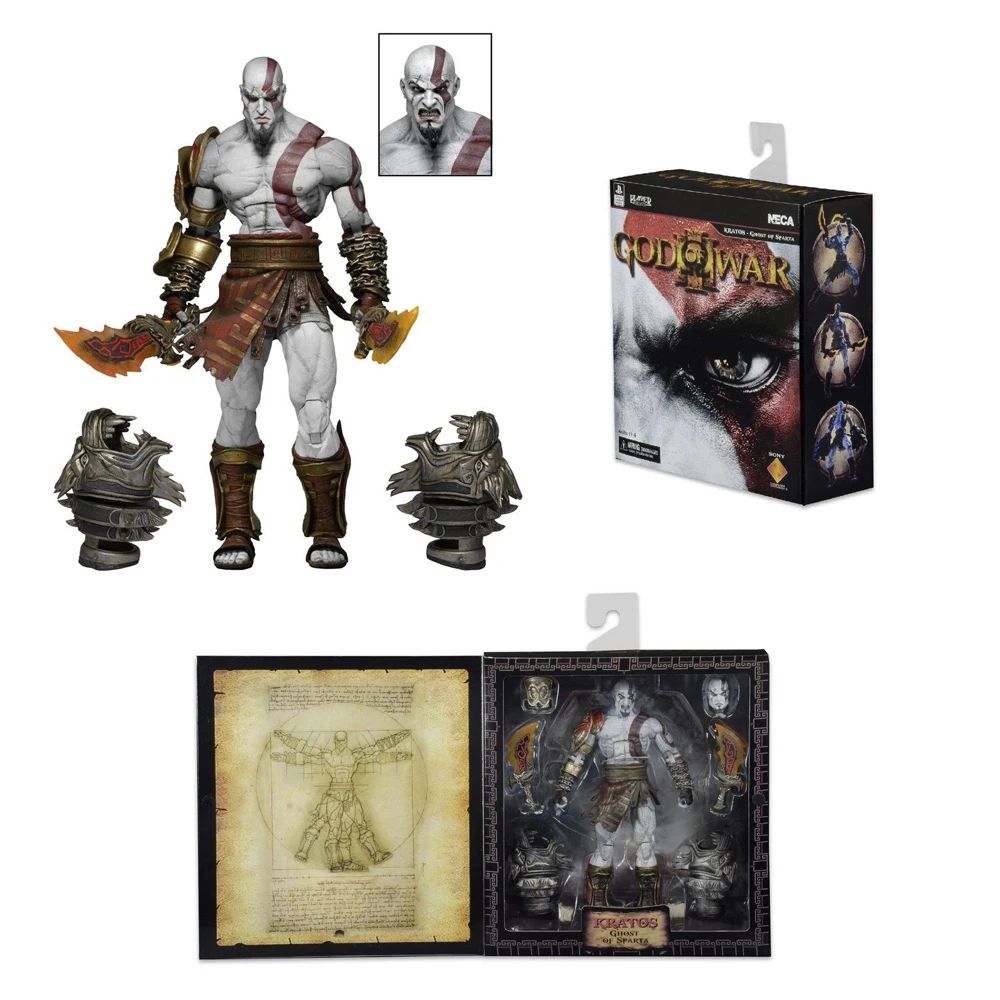 Neca God of War 3 Ultimate Kratos 6 дюймов фигурка коллекционера игрушки новые ПВХ аниме модель