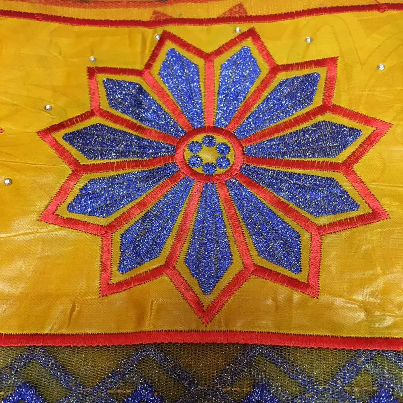 new arrival african bazin brode getzner jacquard fabric for dress good quality basin riche flowers with beads 5 yards/lot | Дом и сад