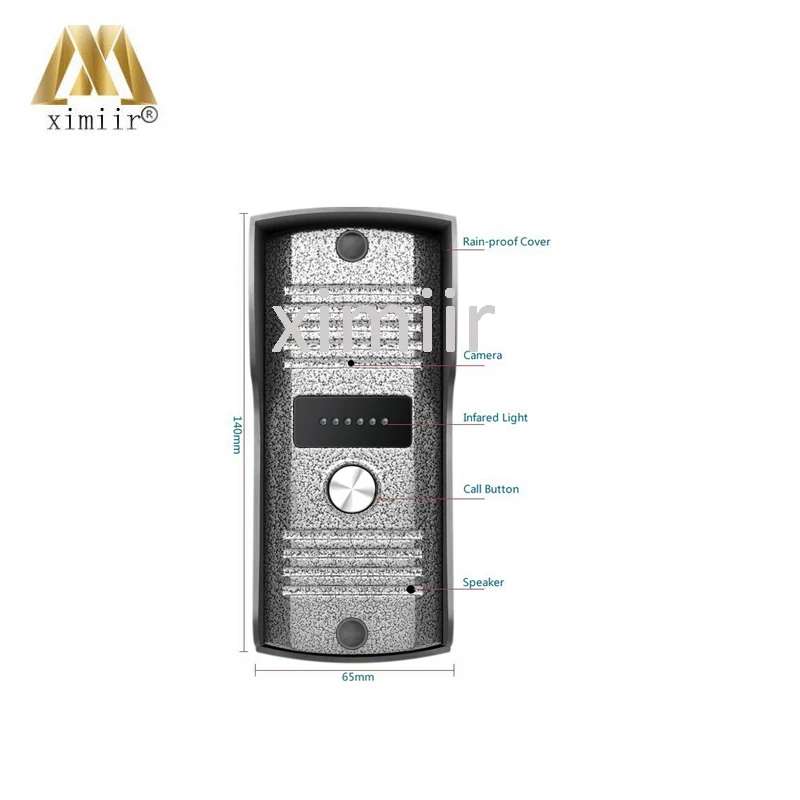 

Good Quality Night Vision IR Camera Video Door bell Intercom System 810ME11 Video Doorphone Speakerphone Door Access System