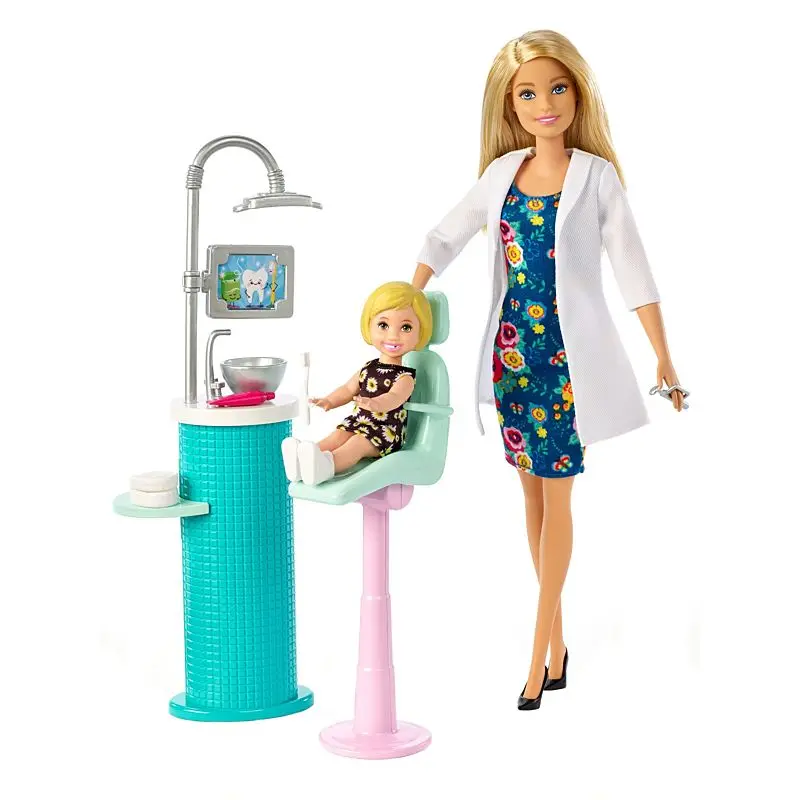 Original Barbie Brand Dentist Doctor Princess American Dolls Baby Doll for Birthday Gift Girl Toys Boneca Juguetes for Children