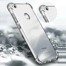 Противоударный прозрачный мягкий чехол для телефона Huawei Honor V20 8A