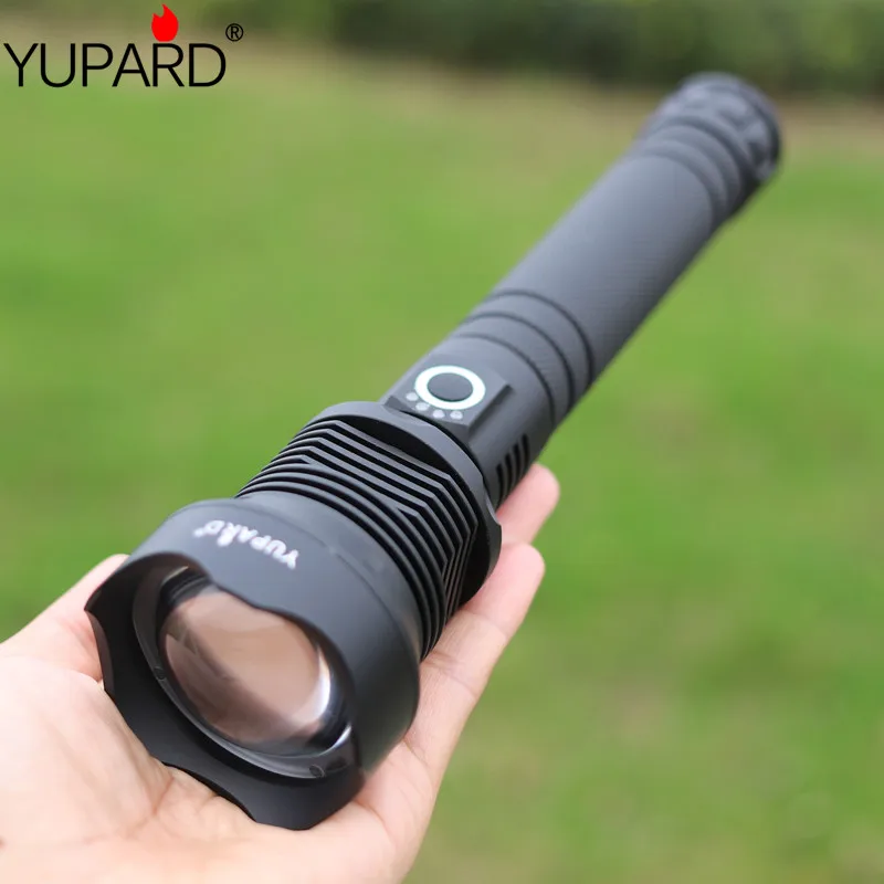 2019 самый мощный светодиодный фонарик XLamp xhp70 zoom usb зарядка фонарь охотничья
