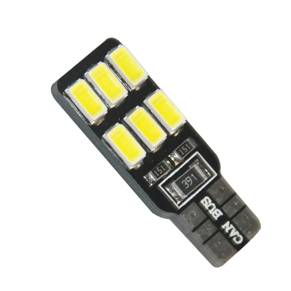 JYL стайлинга автомобилей авто светодиодный T10 Canbus 194 W5W 12 SMD 5630 Светодиодный 2 6 Вт