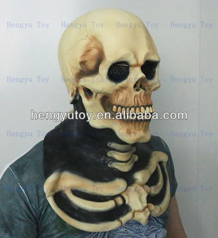 2014 Новая высококачественная латексная маска для головы черепа Хэллоуина|masking paper