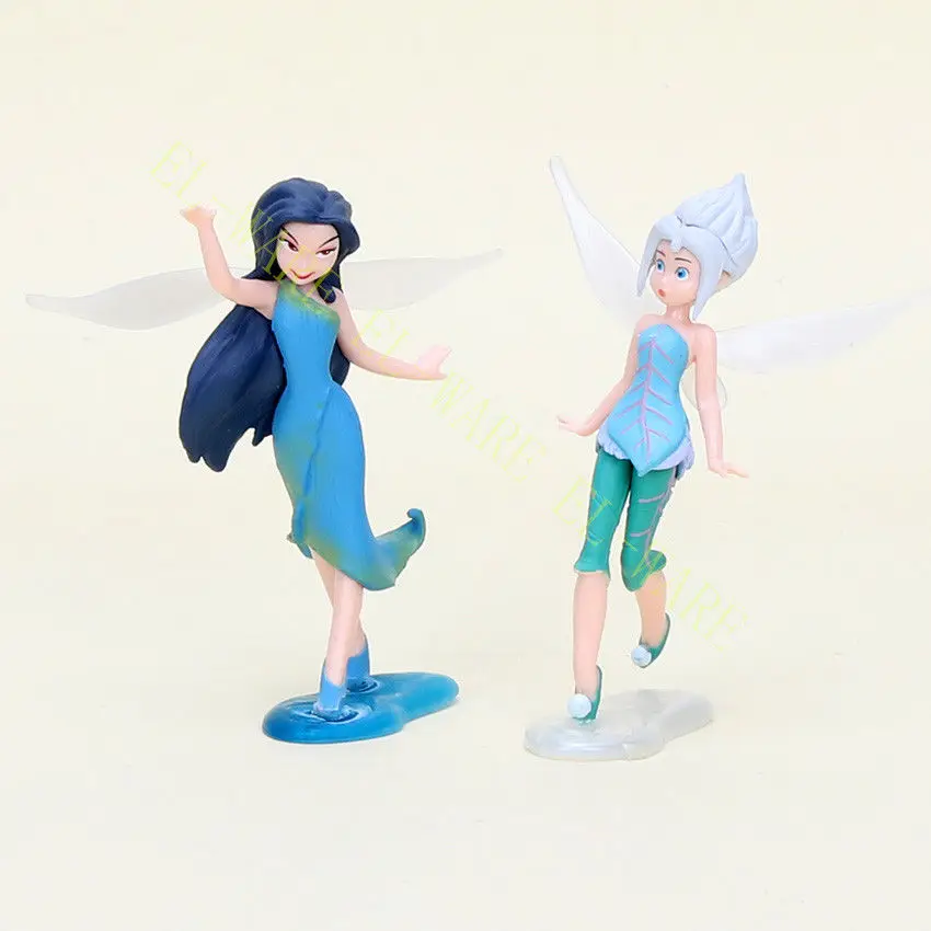 7 шт./компл. Динь Белл Феи принцесса ПВХ аниме фигурка кукла игрушка играть торт