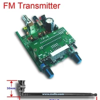 fm transmitter 88 108 mhz 0 5w bh1415f fm radio receiver pll stereo audio digital display frequency dc 12v q9 antenna new