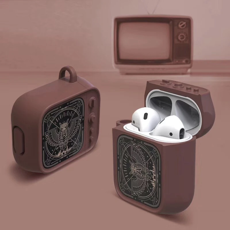 Чехол для Airpods силиконовый защитный чехол Airpod Apple беспроводные Bluetooth наушники Air