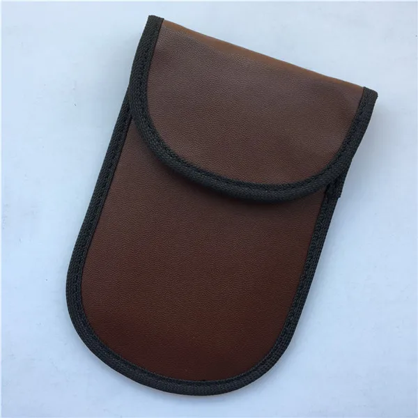 Dark brown ZD0098 BISI GORO, 4 цвета, ПУ, автомобильная посылка для ключей, RFID, защита сигнала, посылка, сумка для ключей, новинка, чехол с защитой от магнитных карт, кошелек, чехол - Цвет: Dark brown ZD0098