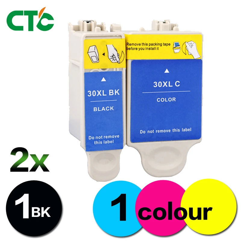 1set 30 XL Black Colour Ink Cartridges Compatible for Kodak ESP C110 C310 C315 Printer Office 2100 2150 2170 cartridge | Компьютеры и