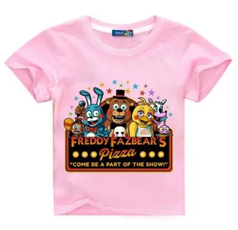 Новинка Детская футболка с рисунком Five Night At fnaf детская одежда для мальчиков