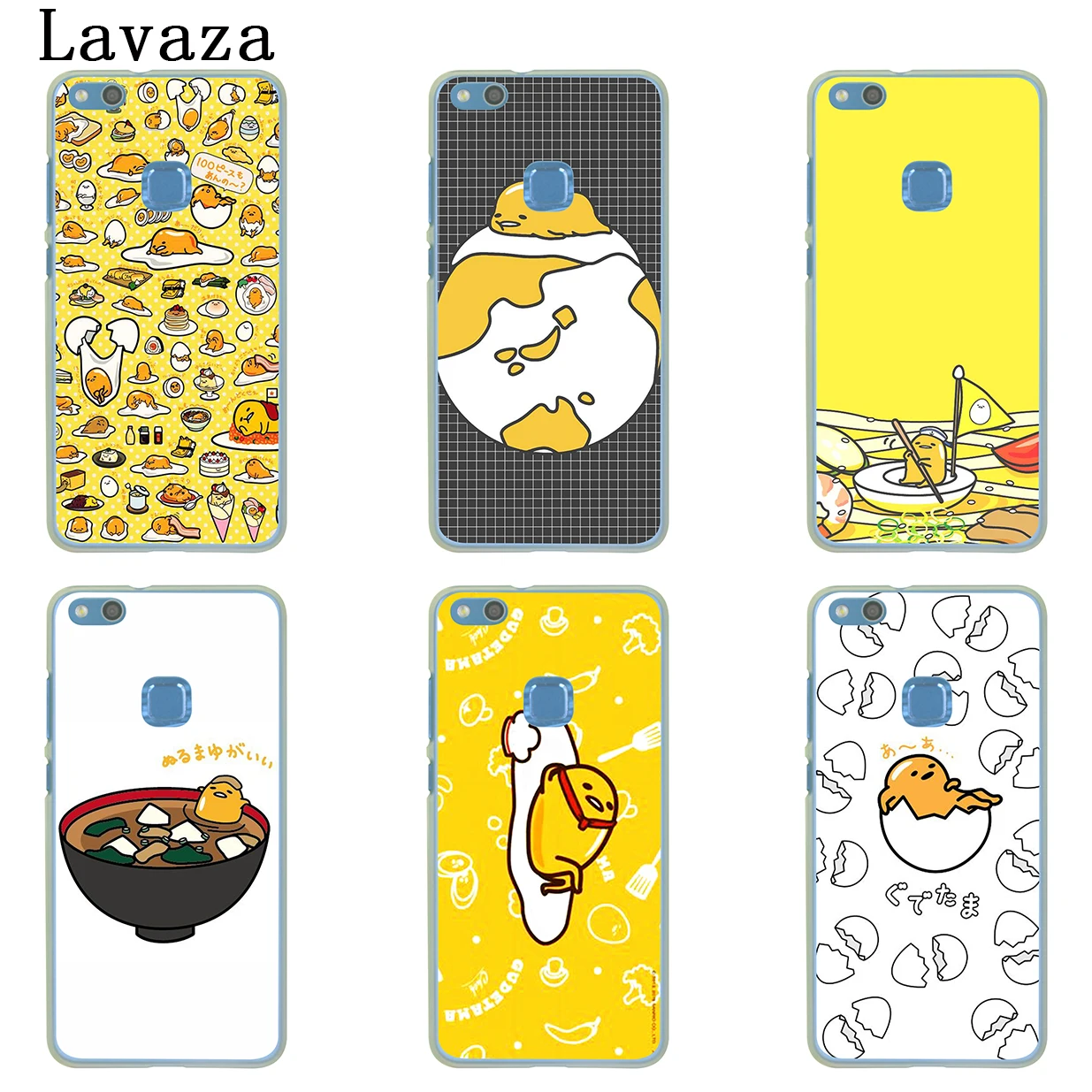 Милый чехол lawaza gudetama lazy egg для Huawei Y9 Y7 Prime 2018 2019 Honor 20 10 8 8A 8X 9X 9 Lite 7C 7X 7A Pro чехол|phone