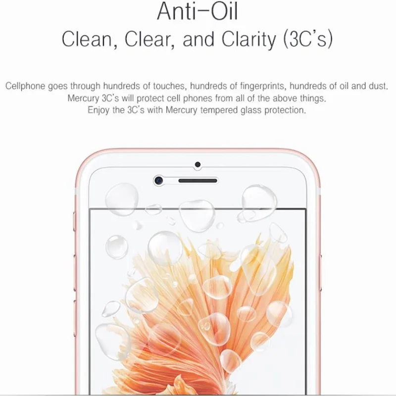 Оптовая продажа mercury goospery стекло премиум класса для IPHONE 5 5S SE 6 6S 7 8 высокое
