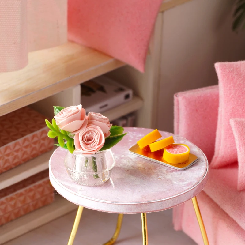 Милые семьи дом счастливые времена миниатюрные куклы Дом DIY собранные игрушки