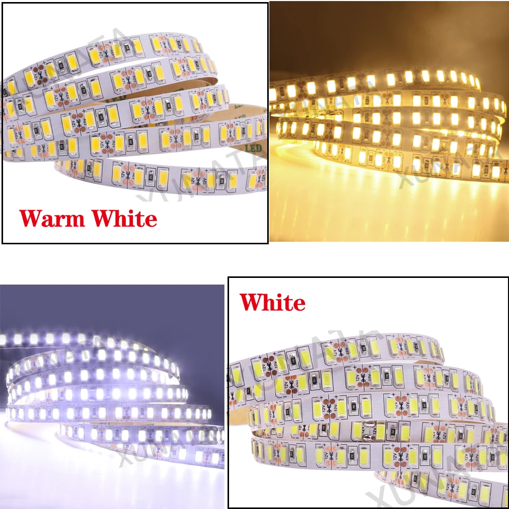 5 м/лот DC12V супер яркая СВЕТОДИОДНАЯ лента SMD 5630 неводонепроницаемая гибкая 120