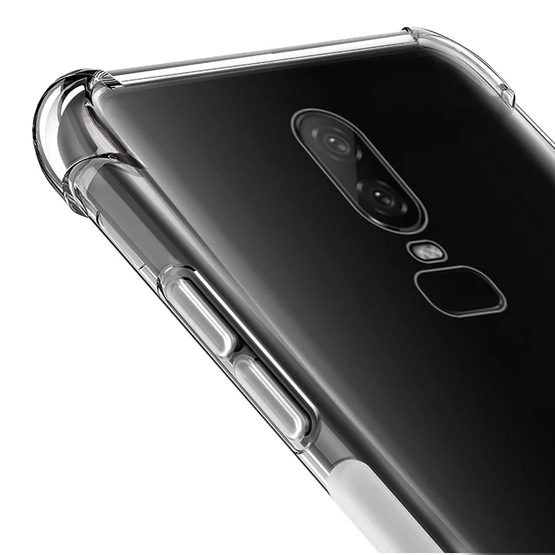 Роскошный противоударный чистый мягкий чехол кожаный Капа для Oneplus 6 чехлов
