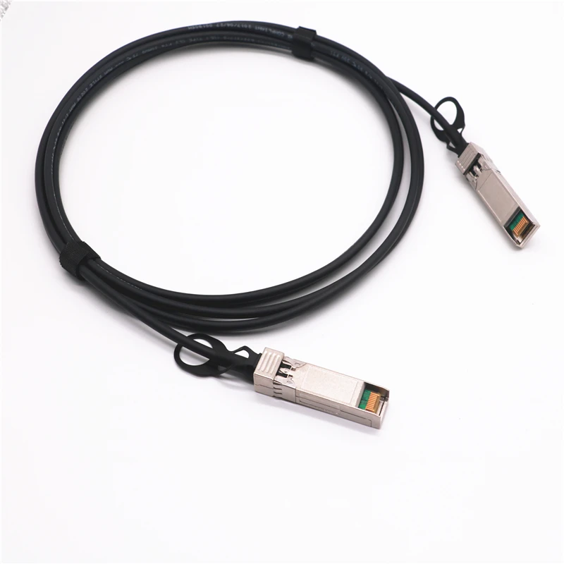 ЦАП кабель SFP+ пассивный прямой медный Twinax кабель 1 м 30AWG совместимый для Ubiquiti Mikrotik Zyxel Arista и т. Д