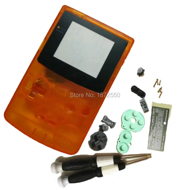 Прозрачный оранжевый пластиковый чехол для корпуса Сменный Чехол с