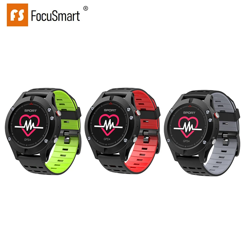 FocusSmart F5 спортивные умные часы gps кровяное давление пульсометр фитнес трекер