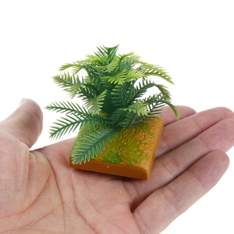 Миниатюрный завод модель 6 см Моделирование подражательной дерева кустарник +