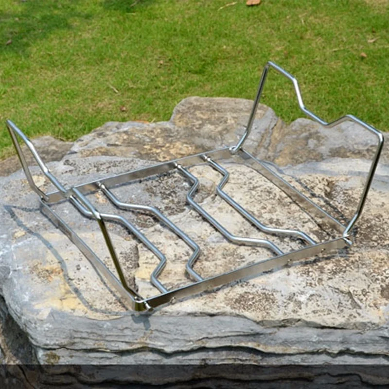 Принадлежности для барбекю пикника нержавеющая сталь портативный держатель