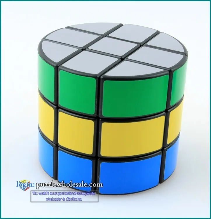 Diansheng круглая форма 3x3x3 Колонка бочонок волшебный куб головоломка IQ головоломка игрушки скоростной волшебный куб пазл игрушки для детей