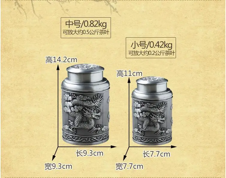 Chinese style metal zinc alloy tea box storage container organizer for CYHG03 | Дом и сад