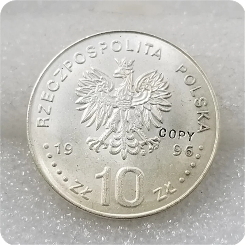 Копия серебряной монеты Тип 2: (1548-1572) Польша 10 zl
