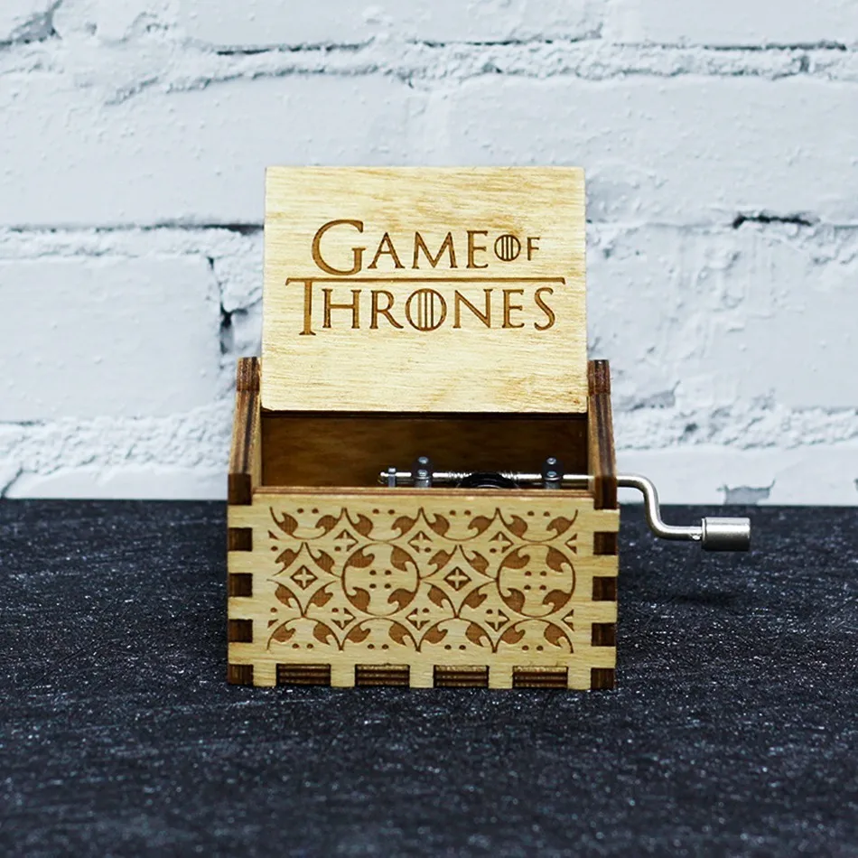 Game of Thrones Новая легенда о Зельде музыкальная шкатулка Игра престолов рукоятка 18 мелодий музыкальные шкатулки Звездные войны рождественские подарки на день рождения - Цвет: Game of Thrones