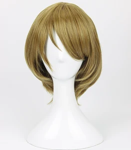 Аниме Love Live! Короткий термостойкий льняной парик LoveLive Koizumi Hanayo, зеленый, для костюмированной вечеринки, с париком + бесплатным париком