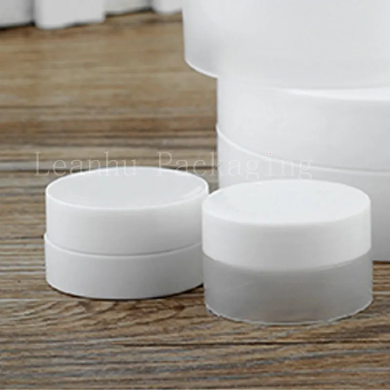 

5G X 100 Empty Cosmetic Cream Jar ,Round Sample containers ,Small Plastic Pot Bottles,Cosmetic Packaging Plastic Balm Jar Can