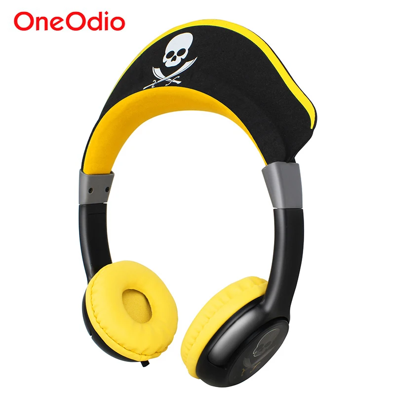 Oneodio Прохладный пиратский наушников Портативный Over Ear милые дети наушники для