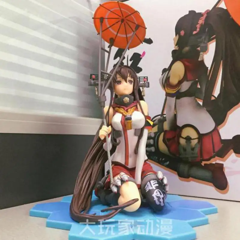 С зонтом Yamato Kantai Коллекция солдат ПВХ экшн фигурки модели игрушки Японские Аниме